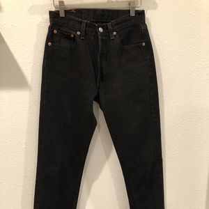 Vintage black Levis 501